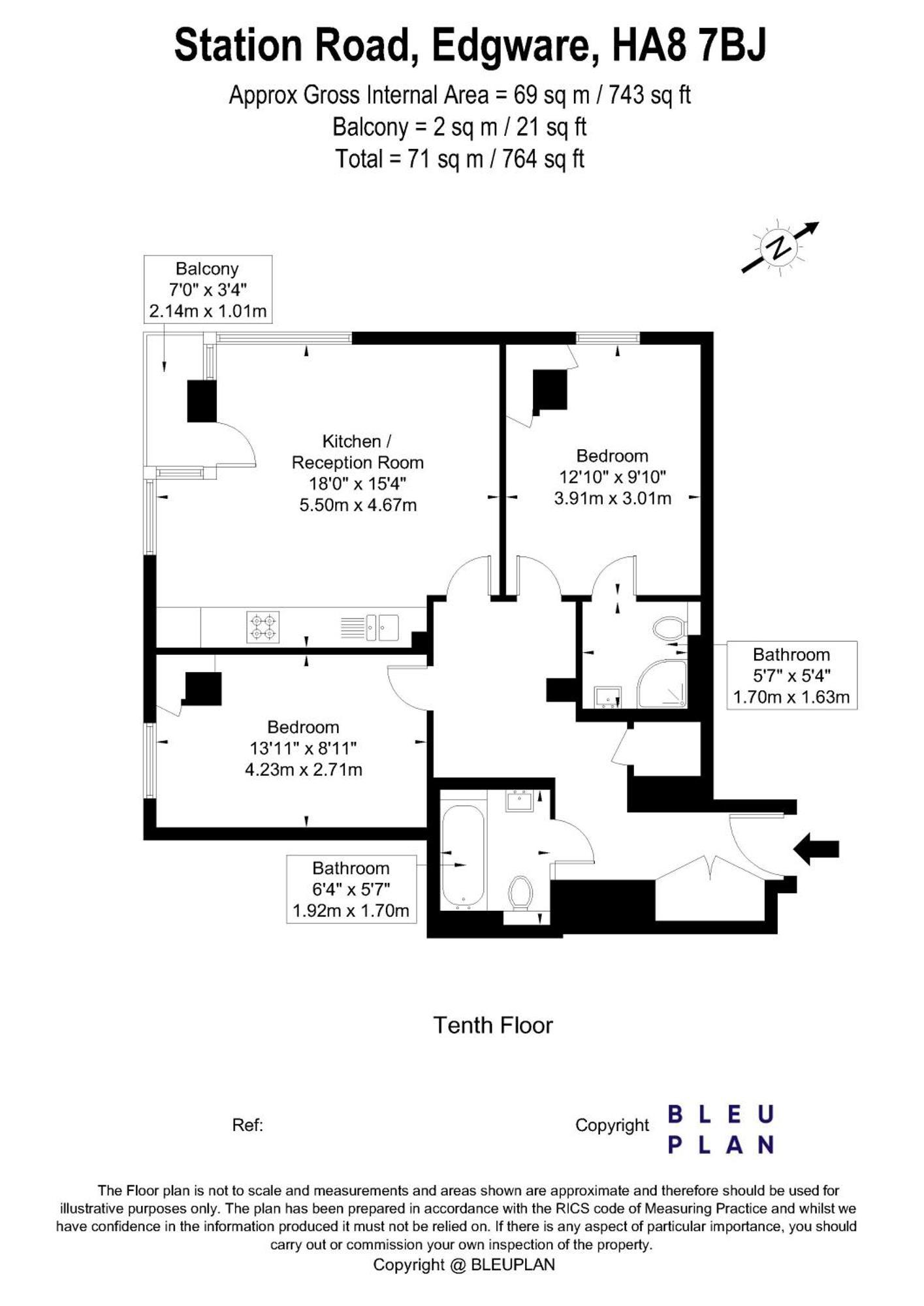 Apartment Luxury With Stunning Views On 10th Floor *